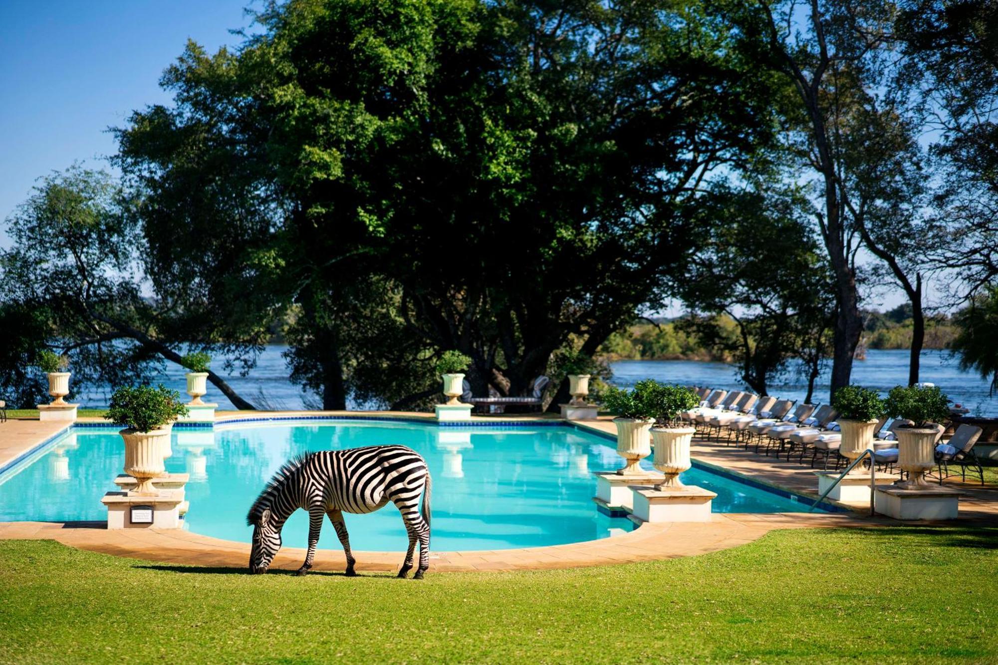 Royal Livingstone Hotel By Anantara Bagian luar foto